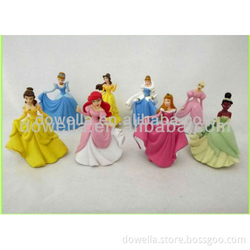 Hot sell Small Plastic/PVC Princess Figurine Toy